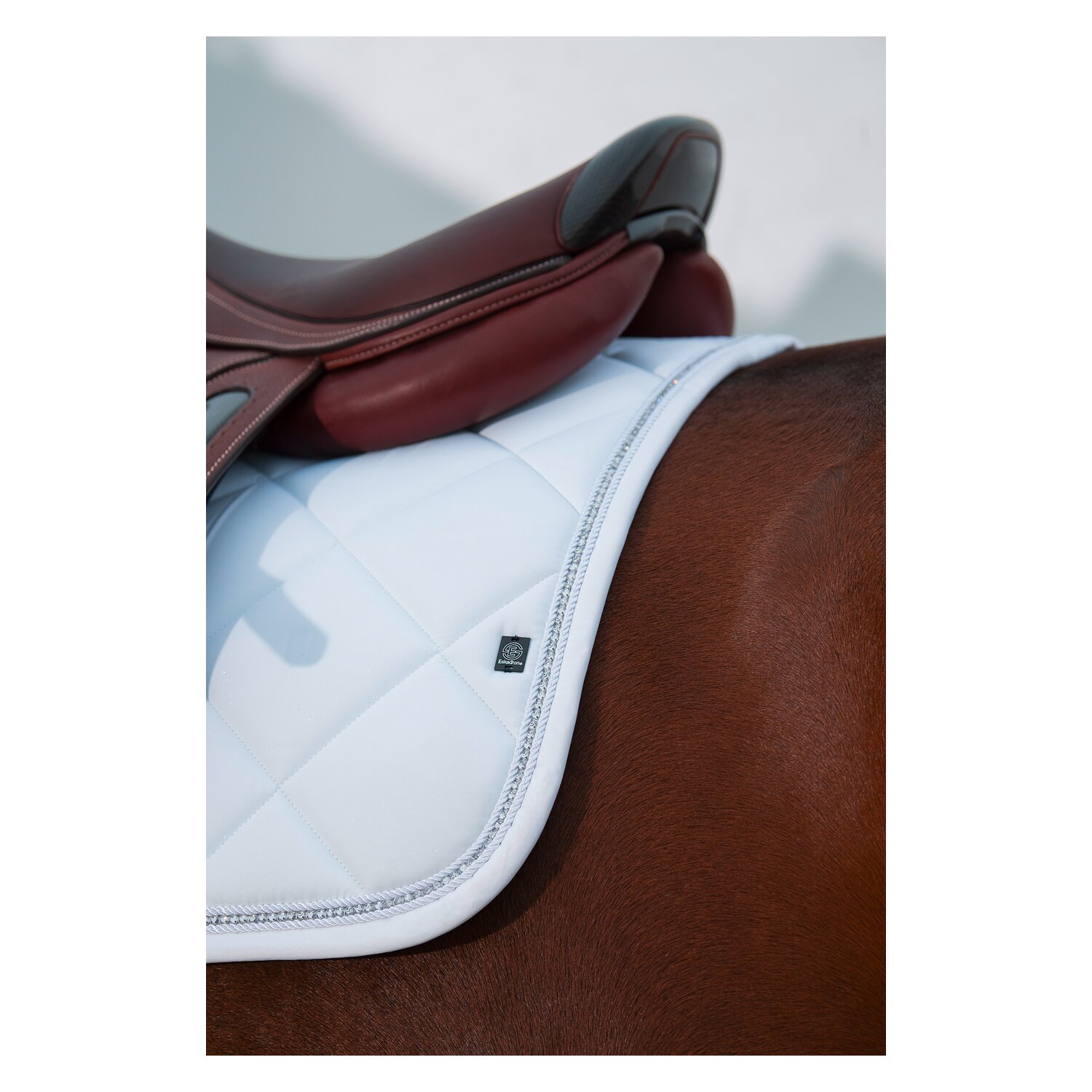 ESKADRON Dynamic Schabracke Sparkle Crystal  - white