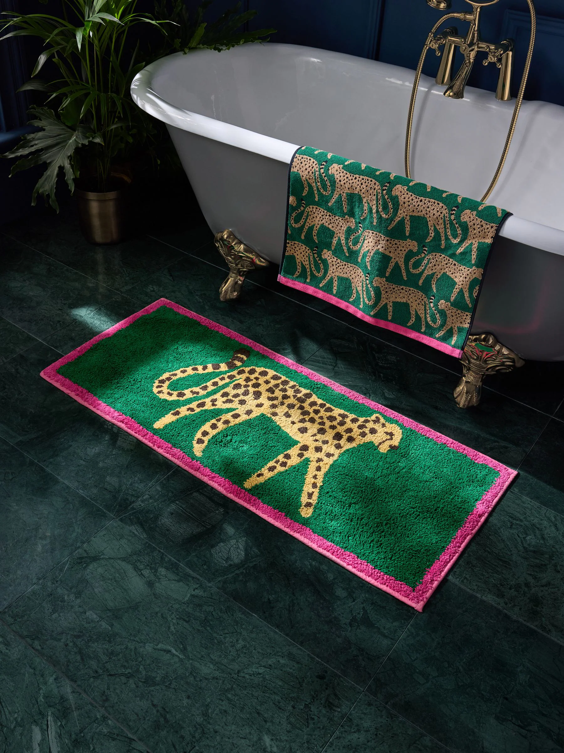 Cheetah Animal Print Mat