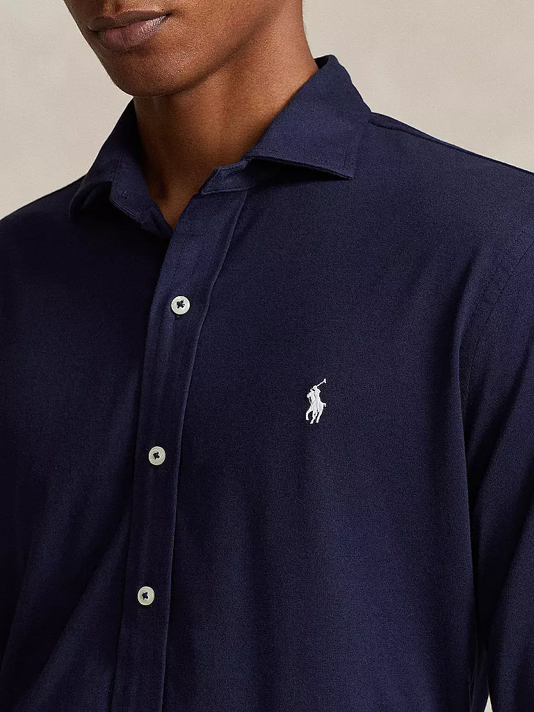 POLO RALPH LAUREN Jerseyhemd Slim Fit dunkelblau