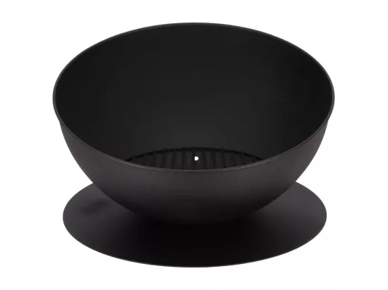 Braséro rond incliné sur disque en fer