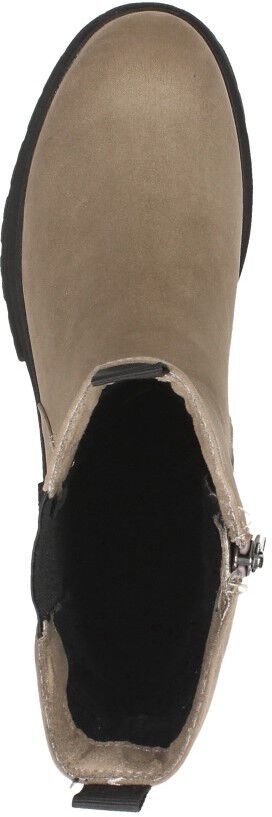 Marco Tozzi Enkellaarsjes Plat beige