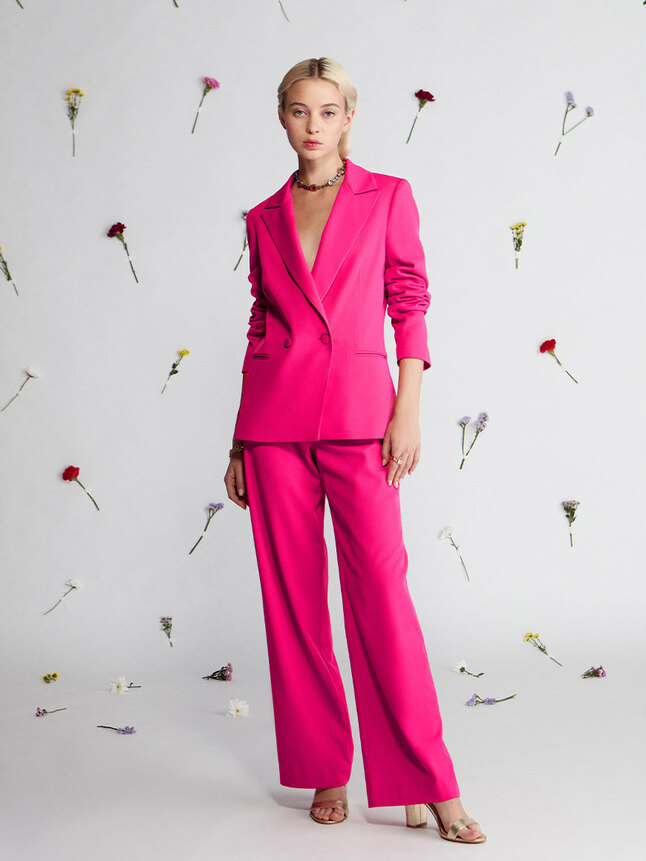Veste tailleur unie