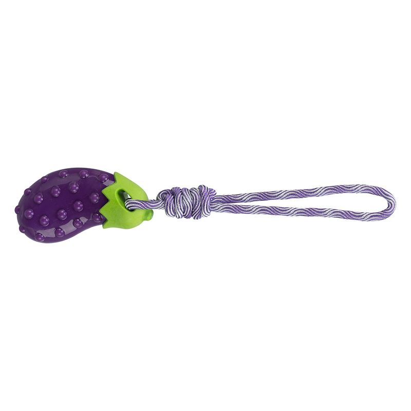Jouet Trixie Aubergine sur corde