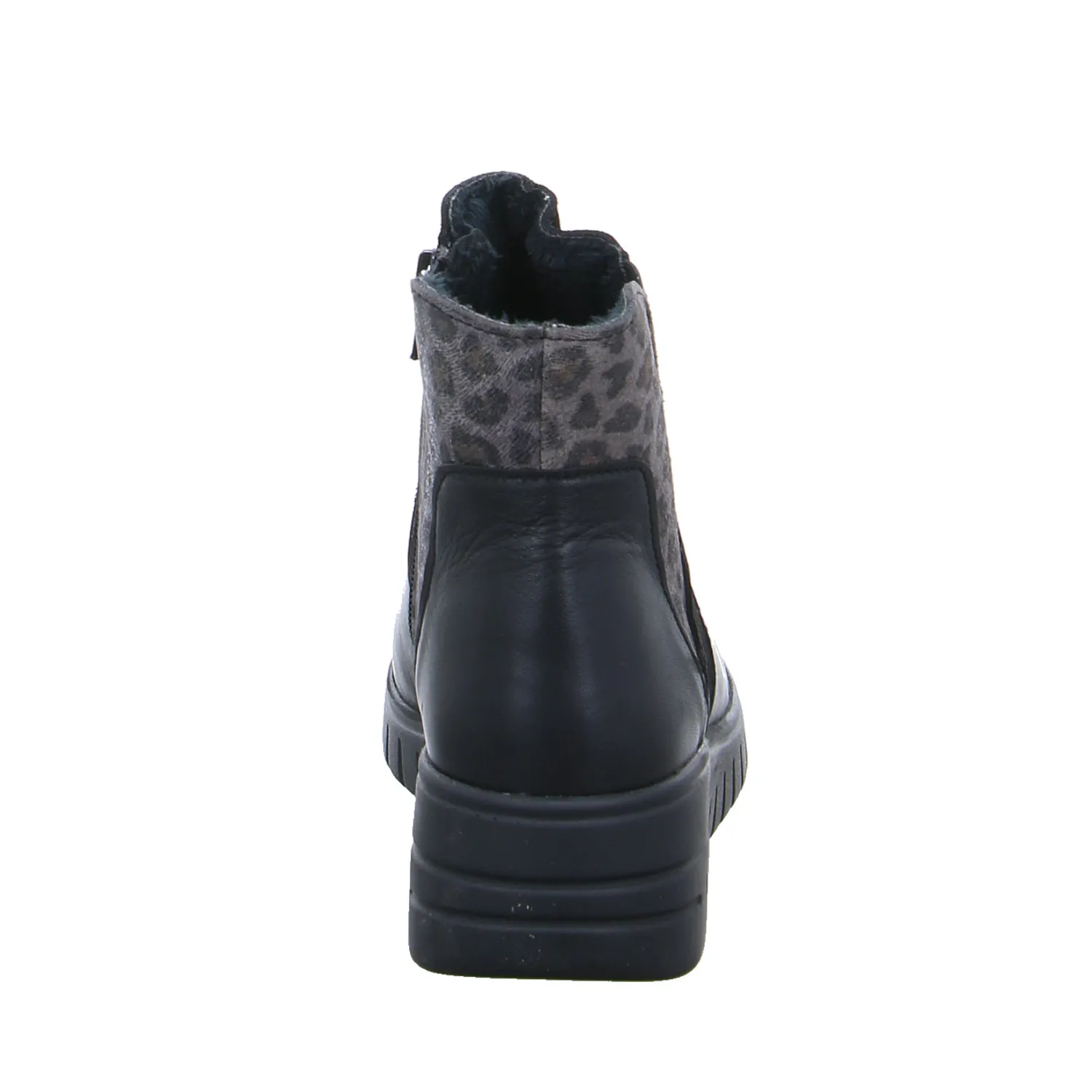 VAN DER LAAN Comfort-Stiefelette Schwarz Leder  mit 2RV