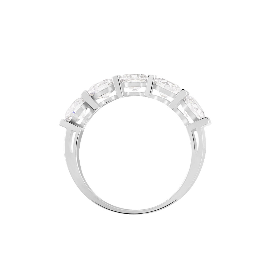 Bague Lyana Or Blanc Oxyde De Zirconium