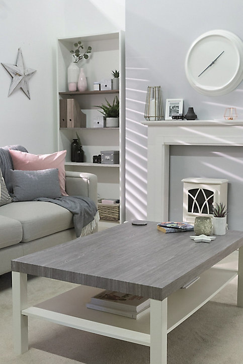 Adhésif décoratif d-c-fix® bois chêne Sheffield gris 2m x 0.45m