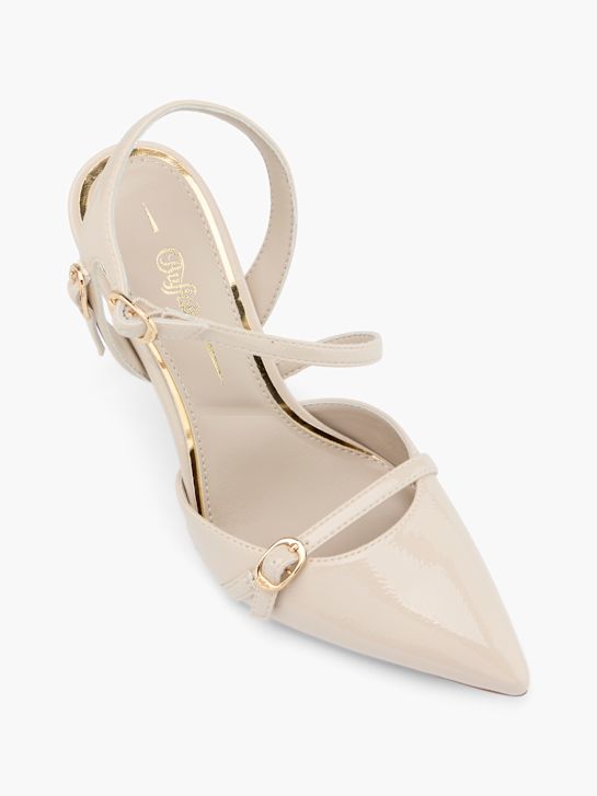 Buffalo Spangenpumps beige