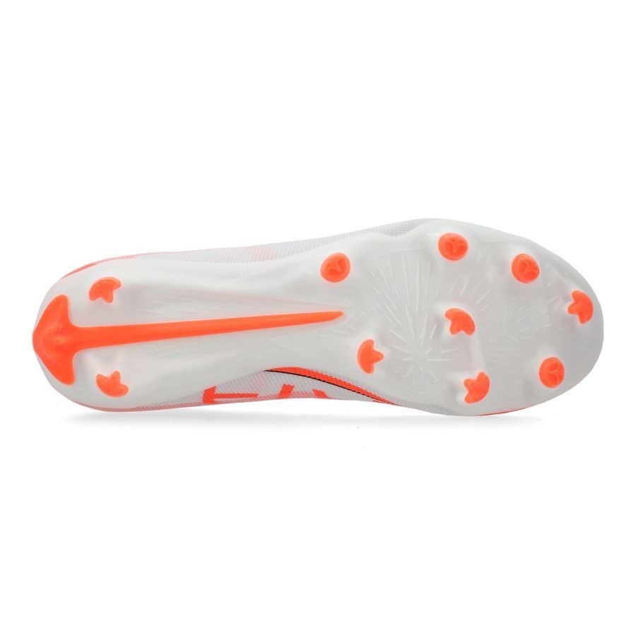PUMA Ultra 5 Pro FG/AG Unlimited - Blanc/Noir/Glowing Red Enfant