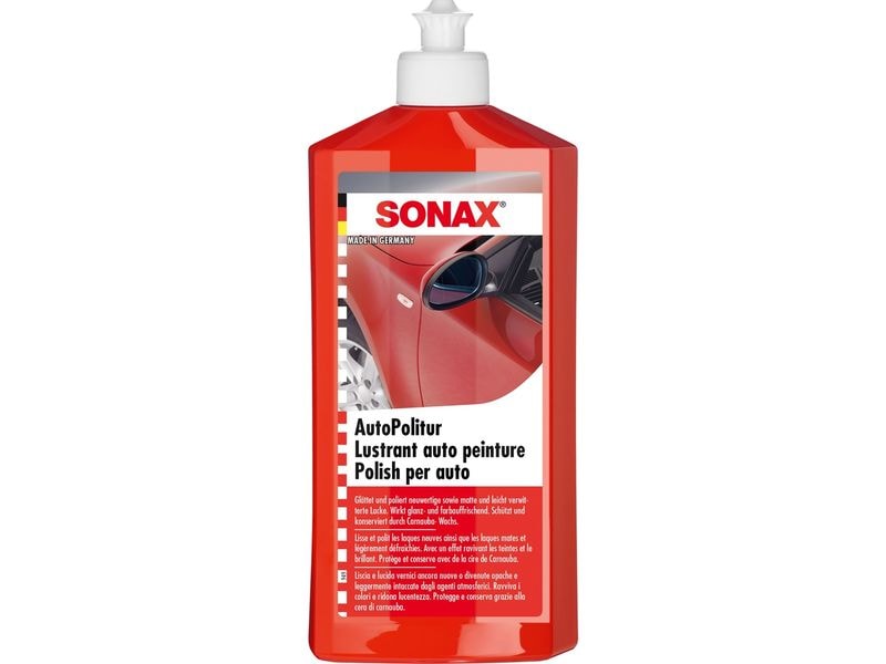 Sonax AutoPolitur Wachs, 500 ml Neuwertige, matte, leicht verwitterte Lacke