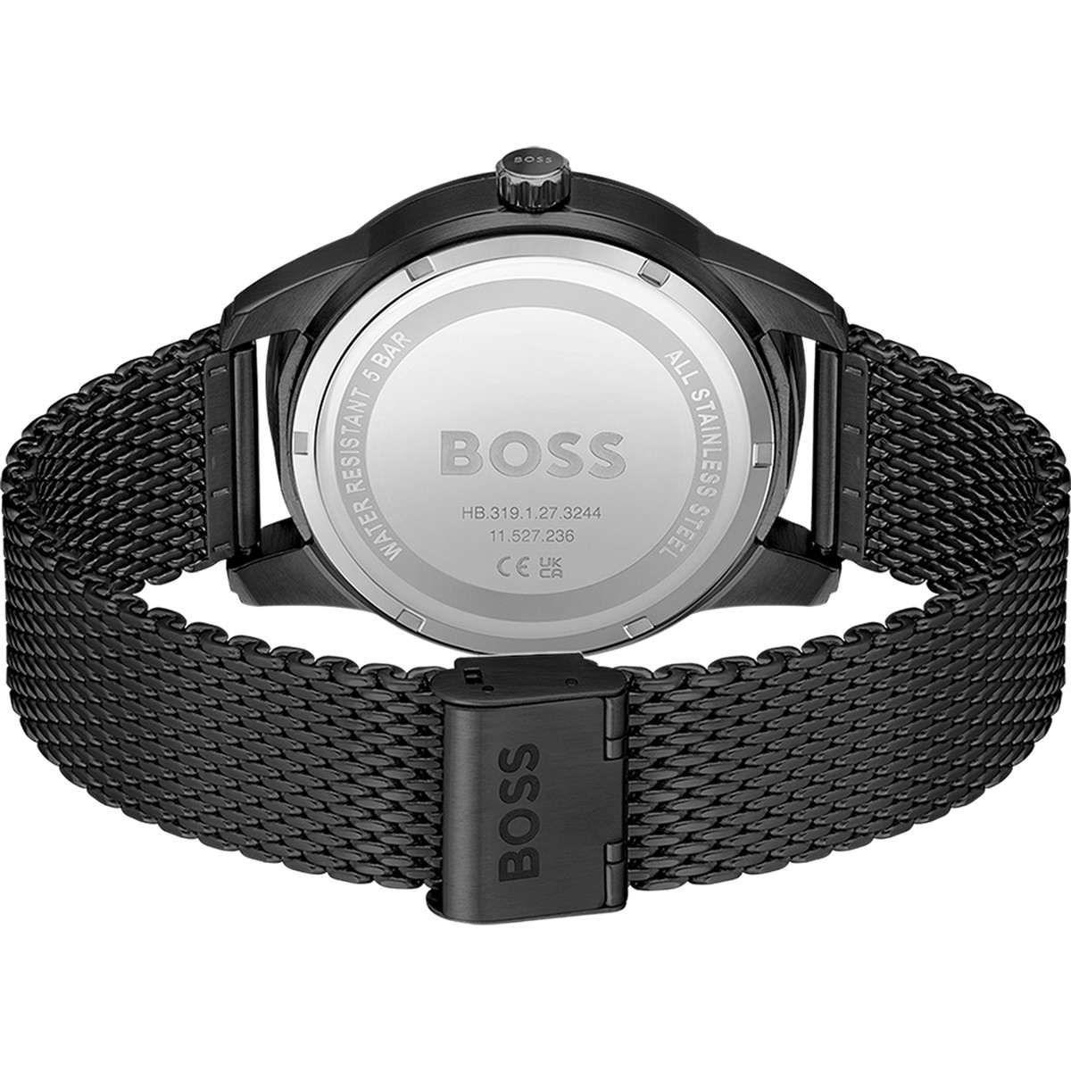 Montre BOSS Sport Lux homme bracelet acier noir