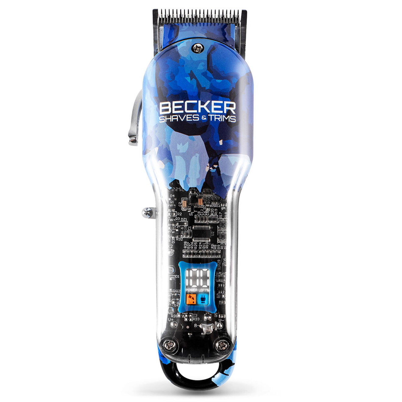 Becker Shaves & Trims Tondeuse sans fil cheveux et barbe blue motion bleue