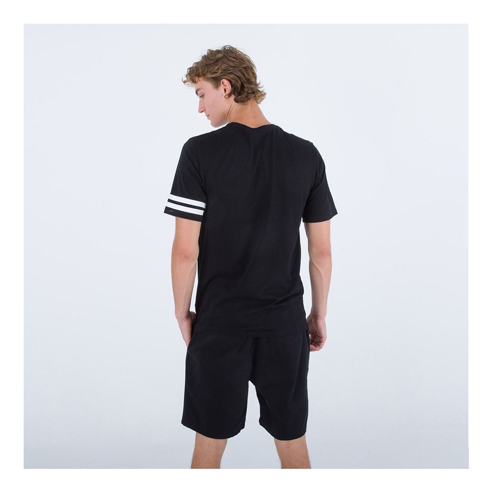 Hurley H20 DRI BLOCK PARTY - Tee-shirt Homme black