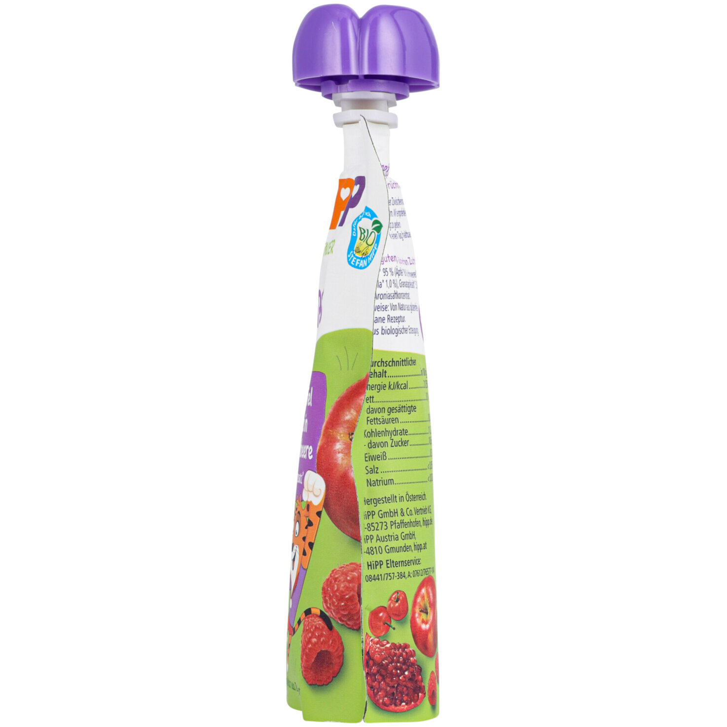 Hipp Quetschie Granatapfel Acerola Apfel Himbeere