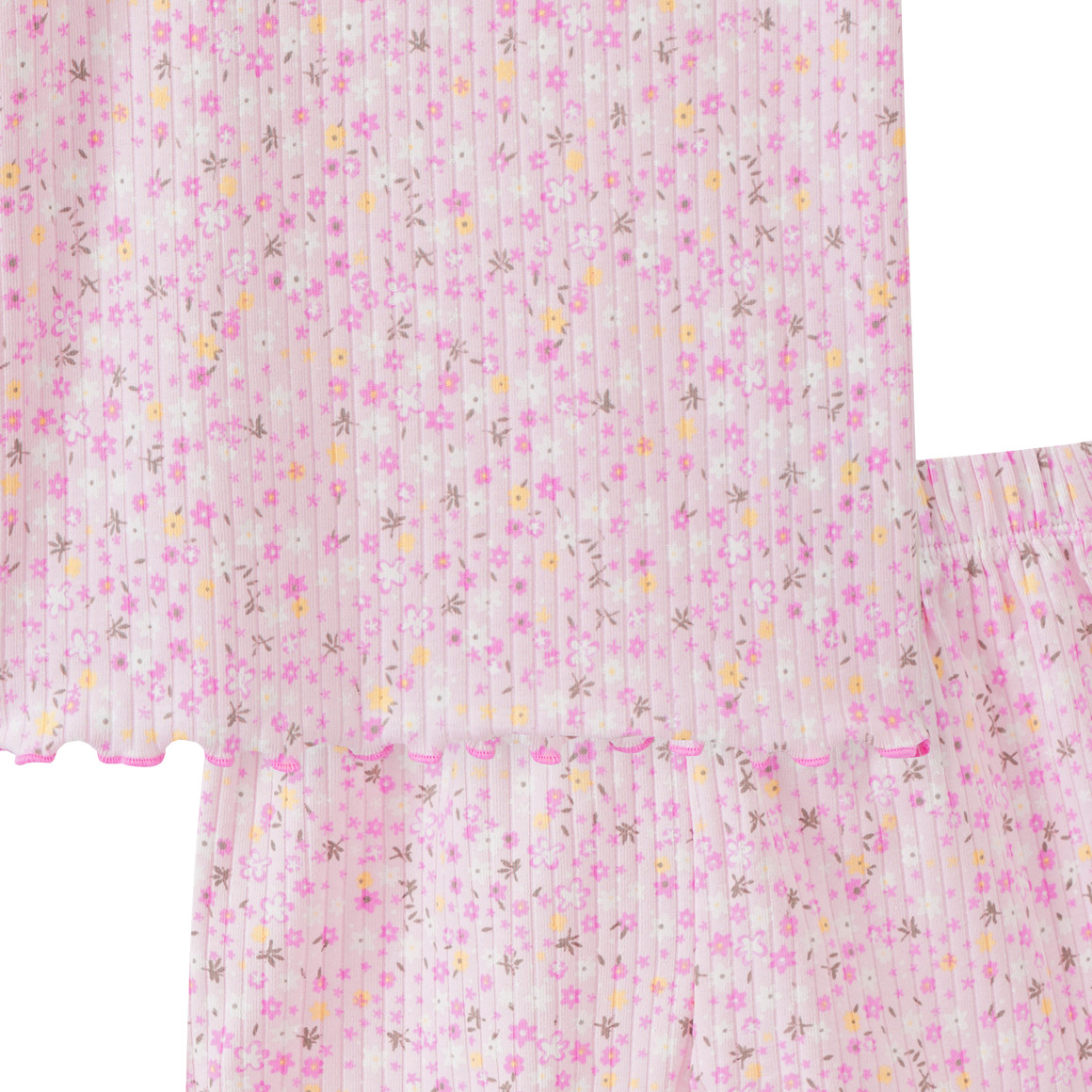Topomini Baby Shorty im Millefleur-Design rosa