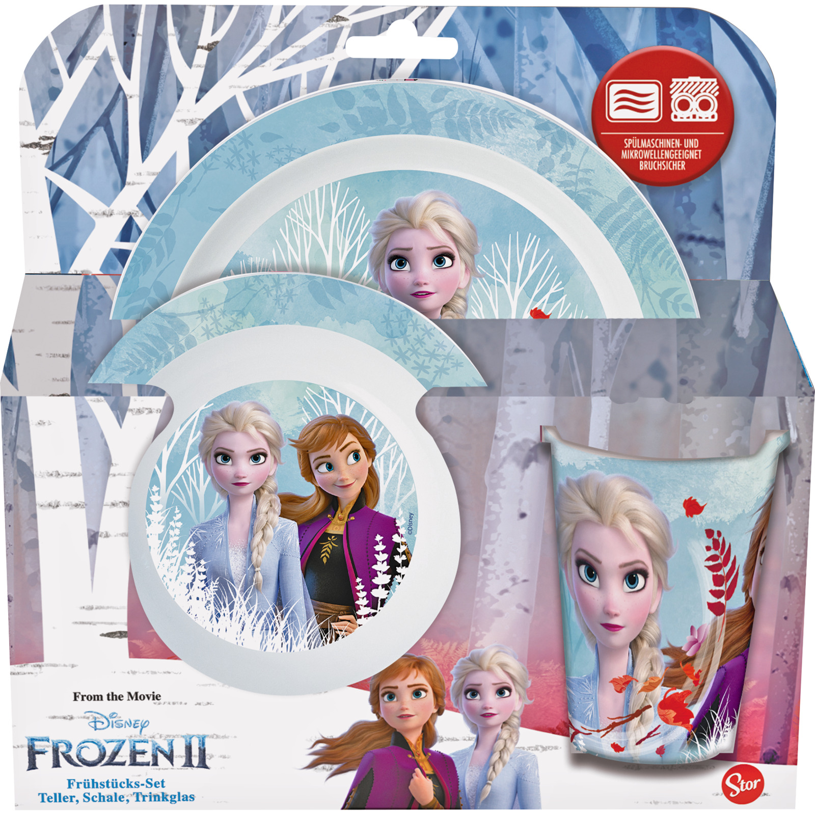 Frühstücksset Frozen 3 teilig