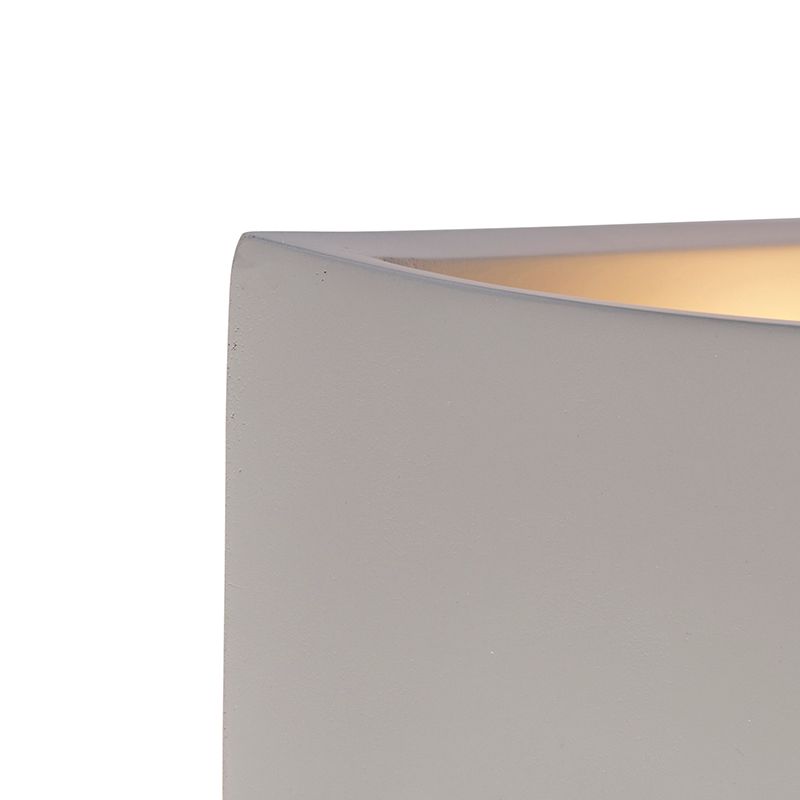 Industriële wandlamp grijs beton - Creil
