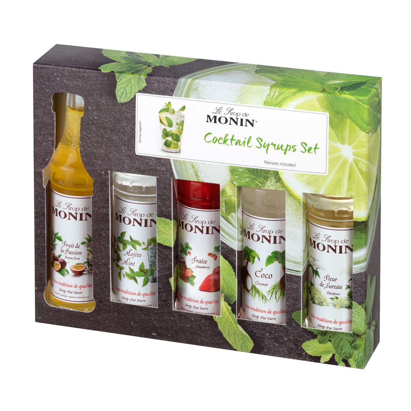 Coffret cocktails - 5 sirops mignonnettes - Monin