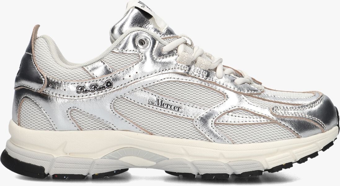 zilveren mercer amsterdam lage sneakers the re-run pineapple 2.0