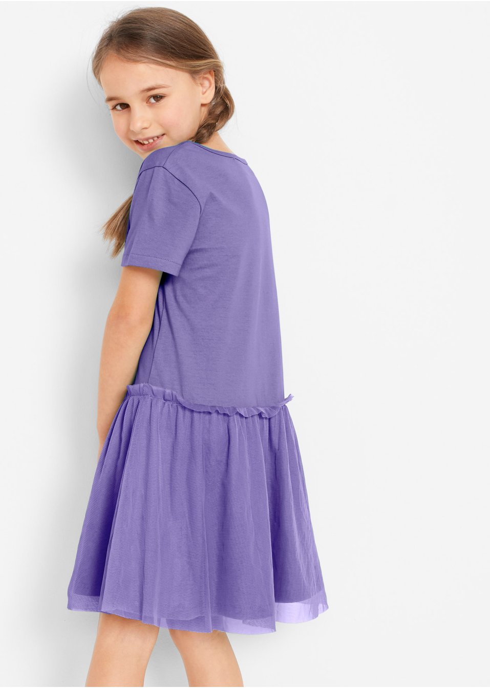 Robe fille et robe de poupée (Ens. 2 pces.) en coton bio