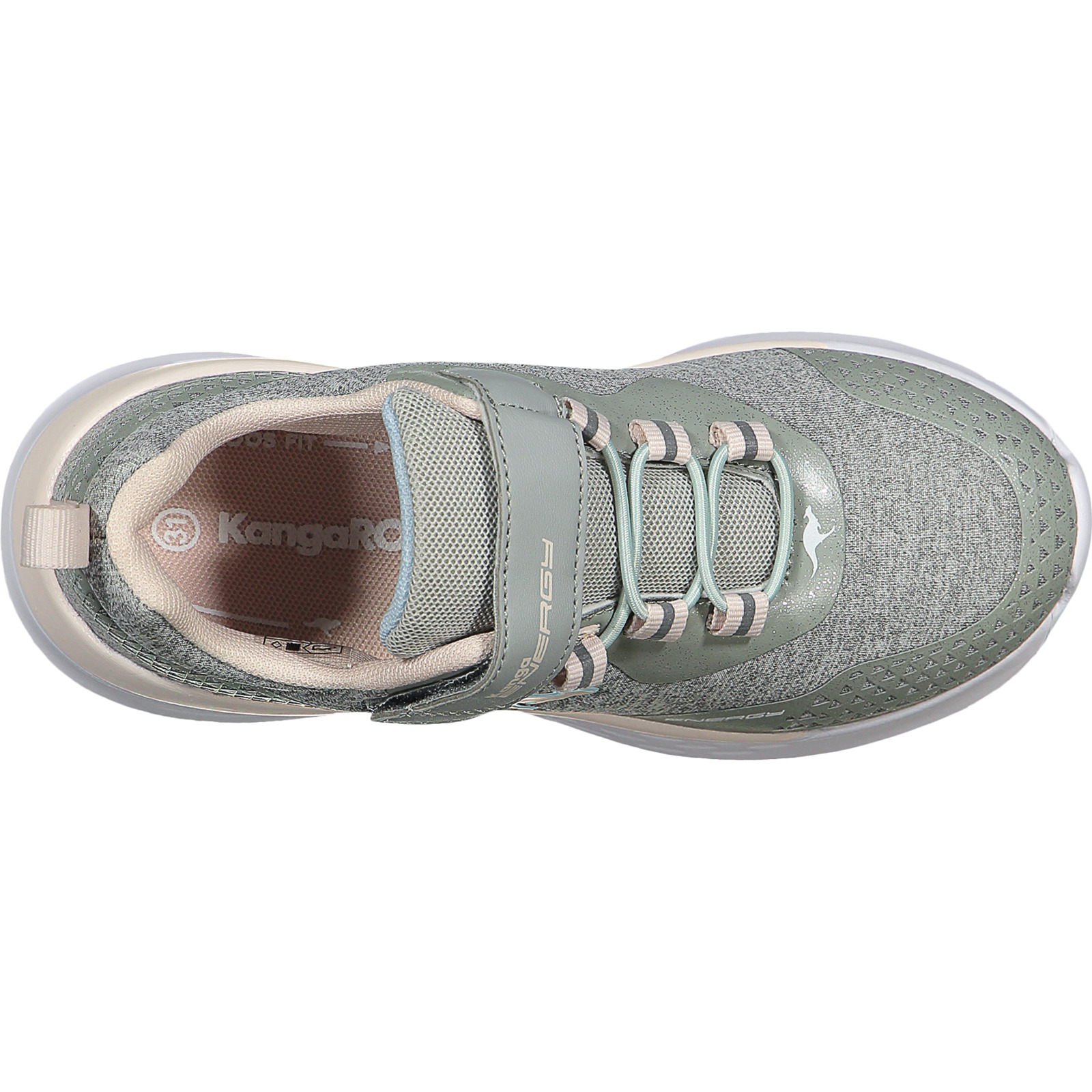 KangaRoos Kids-Hallenschuh KQ Fleet EV grau, 32