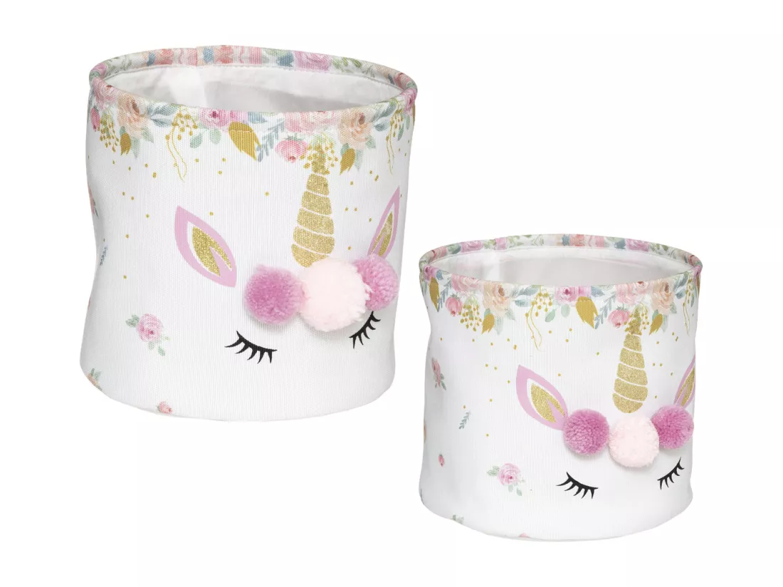 Lot de 2 Paniers Déco Enfant 