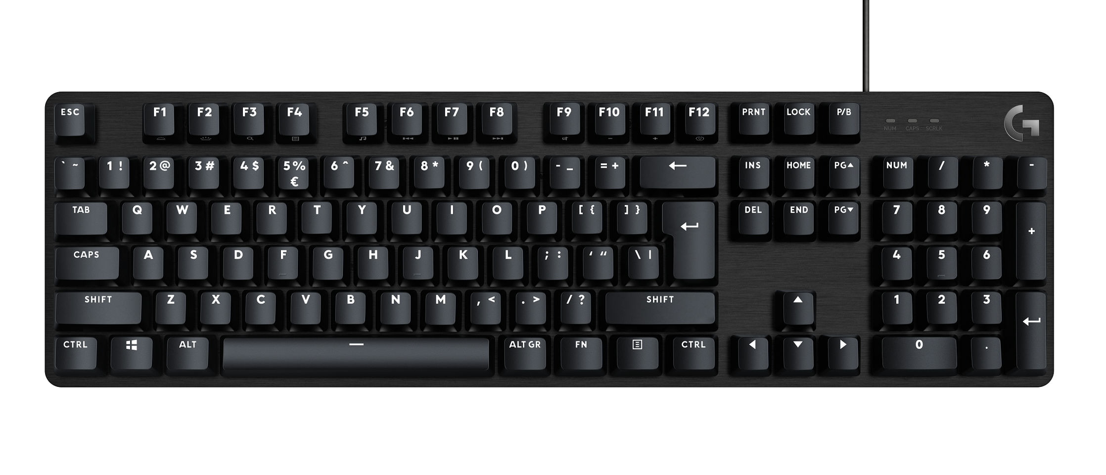 Logitech - G413 SE Mekanisk Gaming Tastatur - Sort (Nordisk)