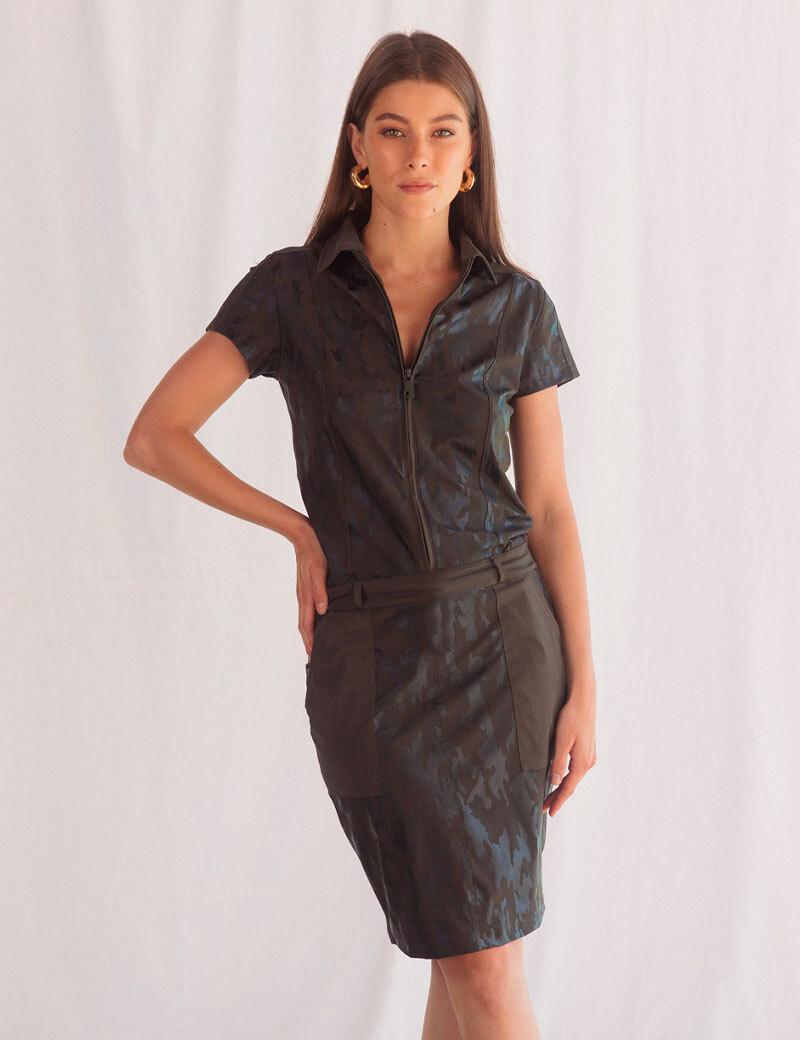 HBT ARMY CAMO | KIARA ROBE KAKI