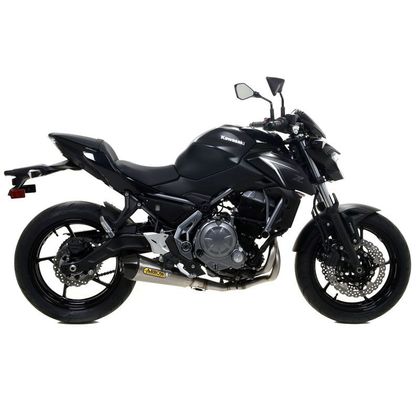 Silencieux Arrow X-kone nichrom embout carbone - Gris