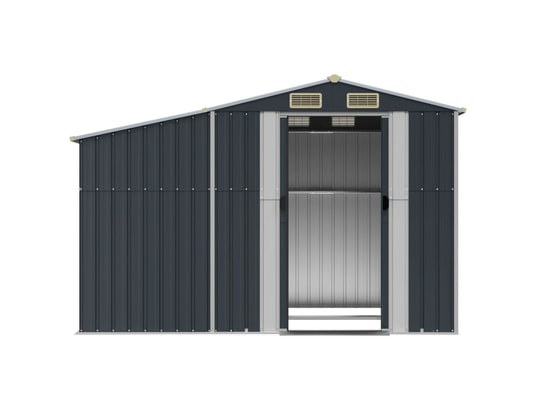 VIDAXL - Abri de jardin anthracite 277x192,5x179 cm acier galvanisé