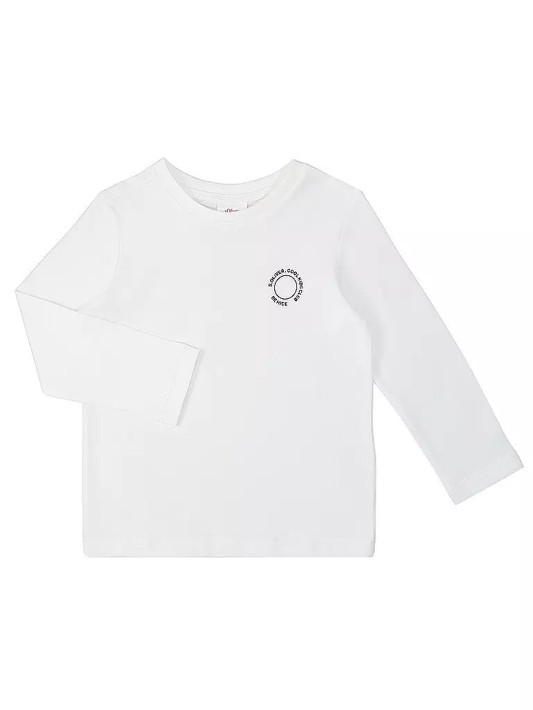 S.OLIVER Jungen Langarmshirt weiss