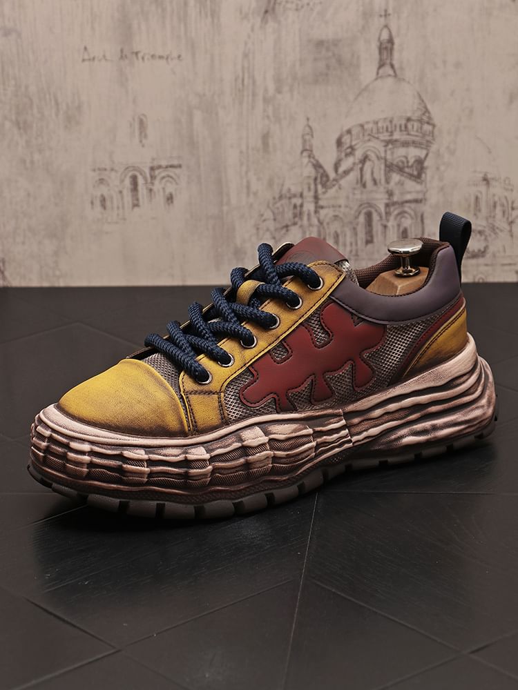 Mr Ozera - Platform Paneel Sneakers