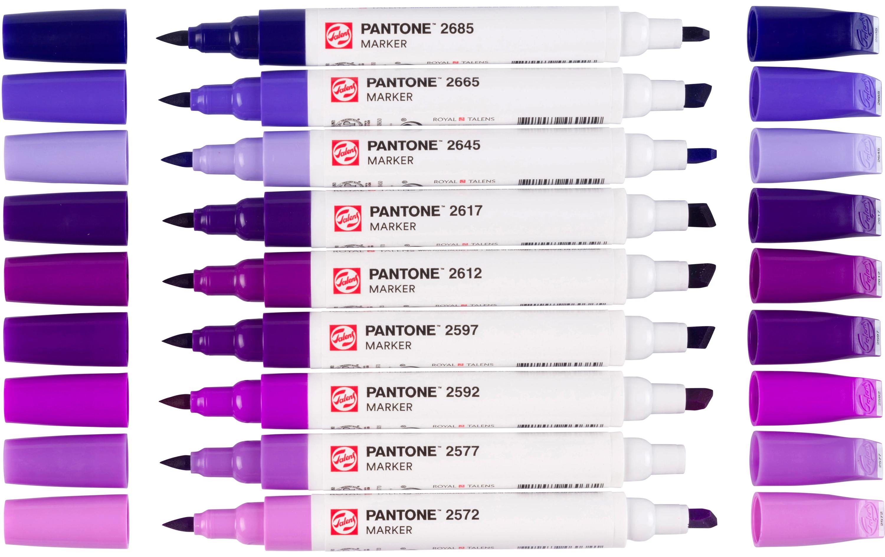 Pantone Marker Set 9x ViolettWasserbasierte Marker