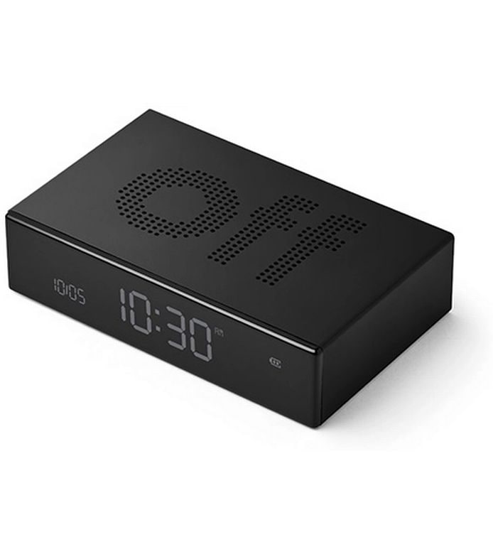 Lexon Digitalwecker Flip Premium Schwarz LCD-Wecker