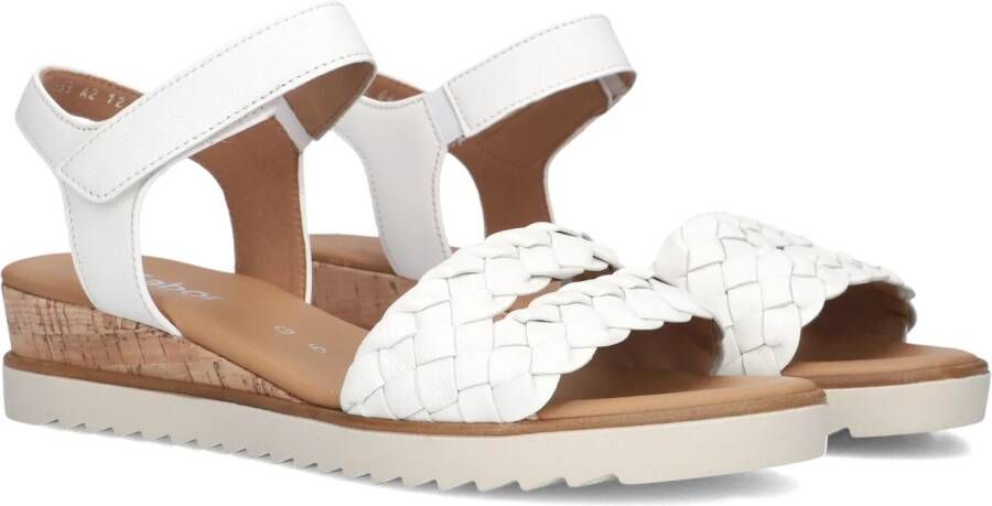 GABOR Dames 759 Maat: 39 Materiaal: Leer Kleur: Wit