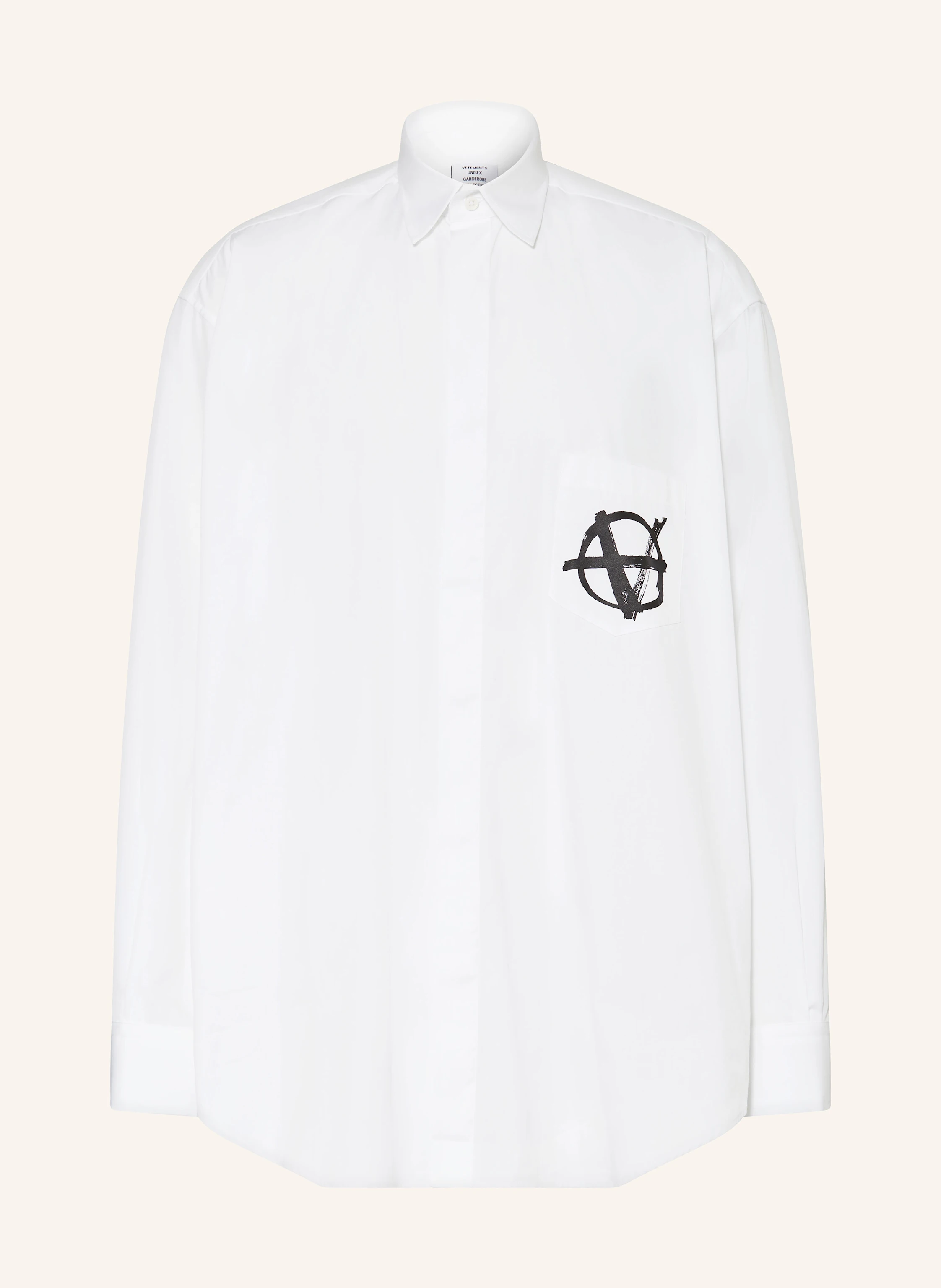 VETEMENTS Oversized-Hemd Comfort Fit