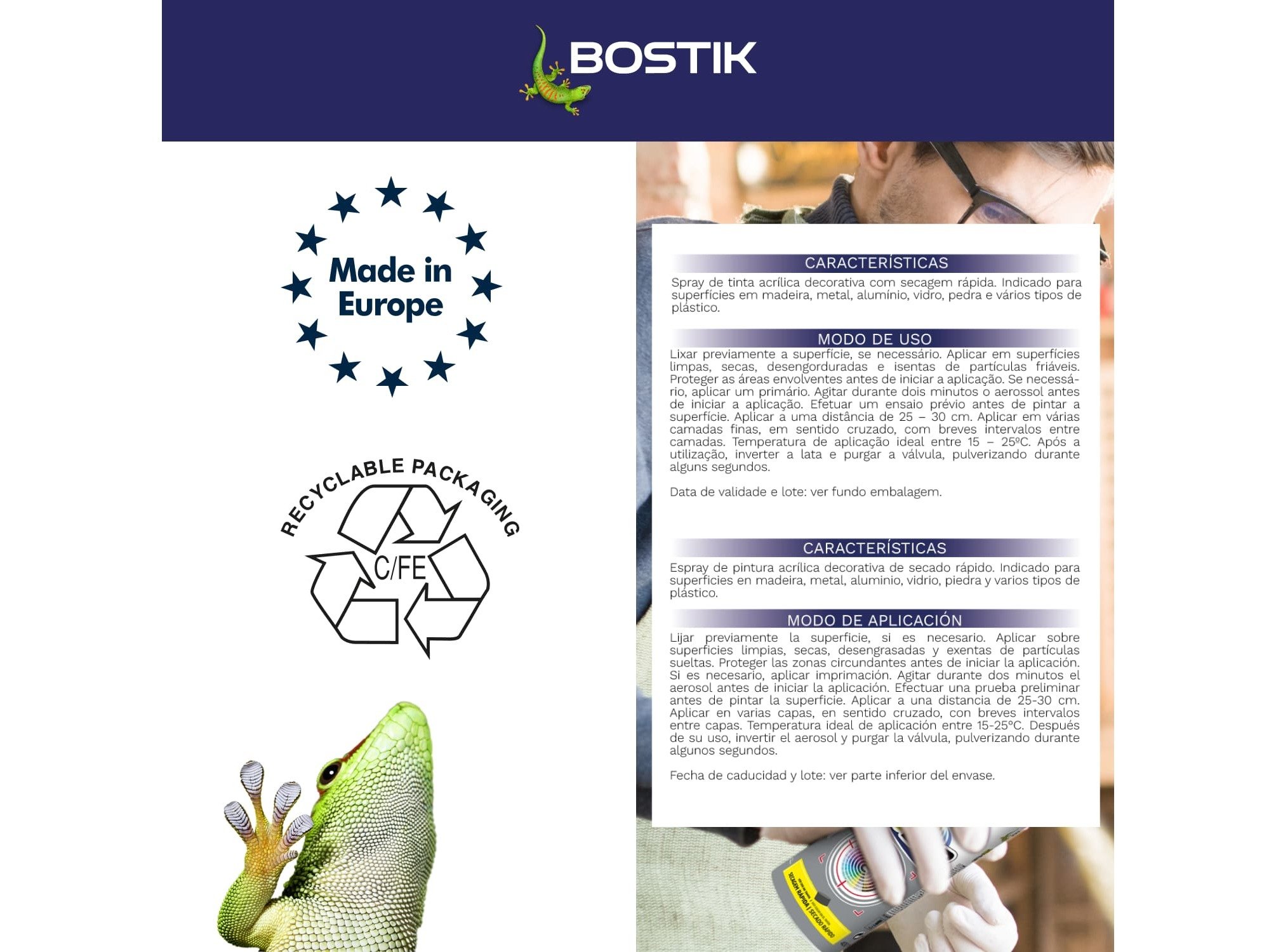 SPRAY ACRYLIC BOSTIK VERDE GARRAFA BRILHANTE 400ML