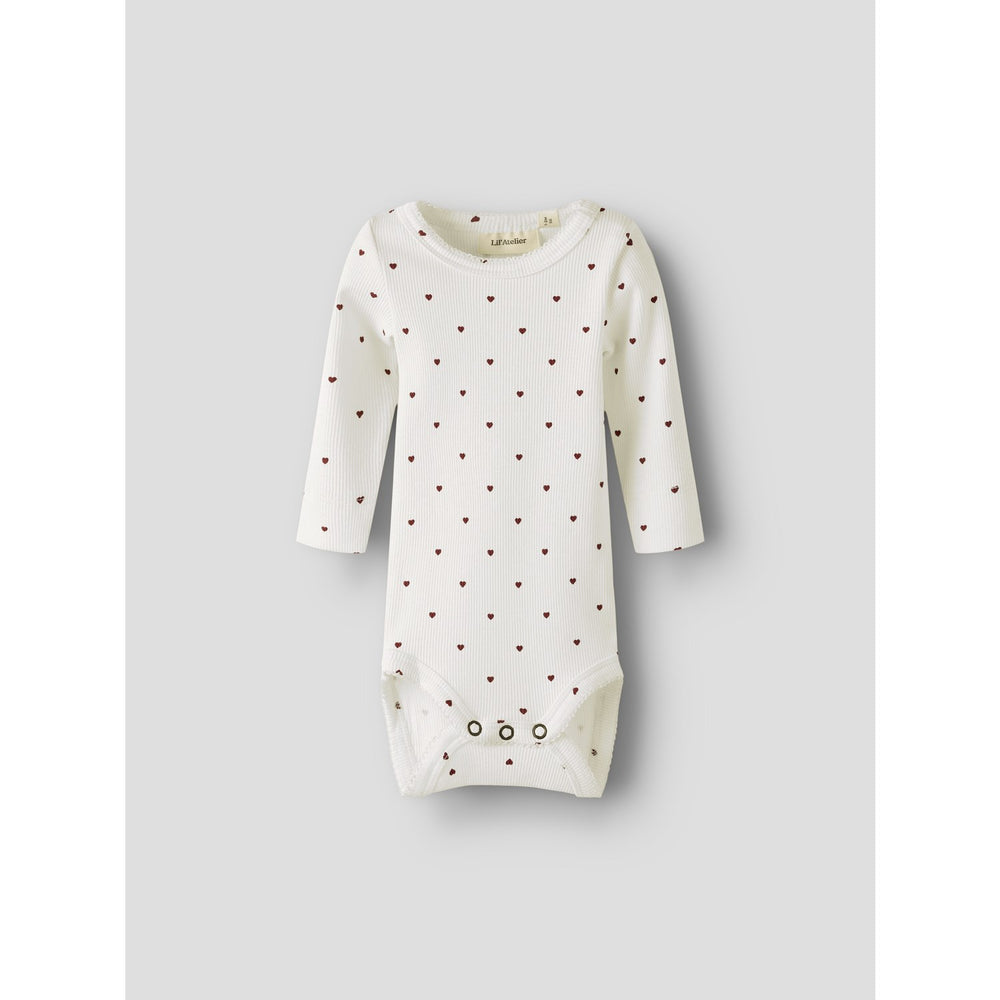 Køb Lil'Atelier Coconut Milk Heart Nbfgago Ls Slim Body Lil Noos