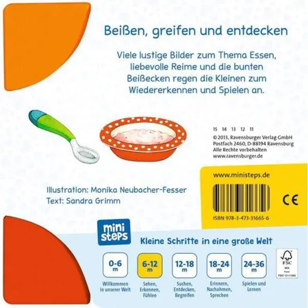 Ravensburger ministeps Mein erstes Buch zum Knabbern und Spielen