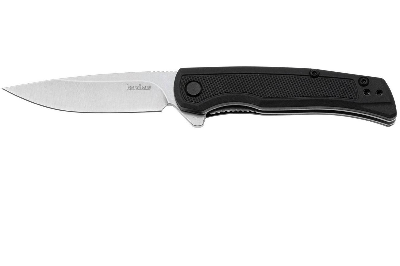 Kershaw Outfield 1428 Stonewashed 4Cr14, Black FRN, zakmes