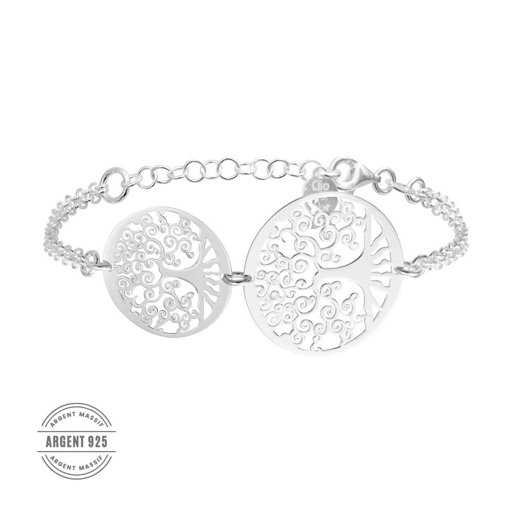 Bracelet Argent arbre de vie Clio Blue Kaira
