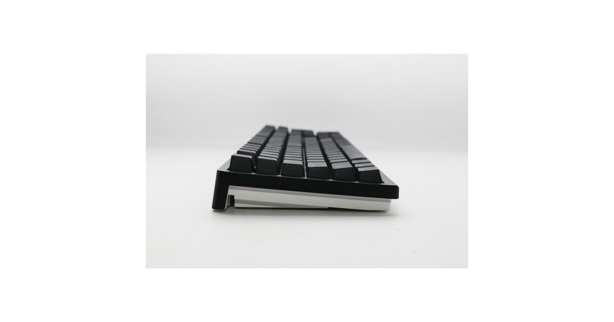 DuckyZero 6108 Classic Black, gaming toetsenbord  (Zwart/wit, US lay-out, Cherry MX2A Blue, RGB leds, Double-shot PBT, hot swap, 2.4GHz | Bluetooth | USB-C)