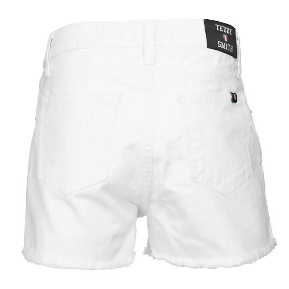 Teddy Smith Short Blanc Fille Teddy Smith Kate