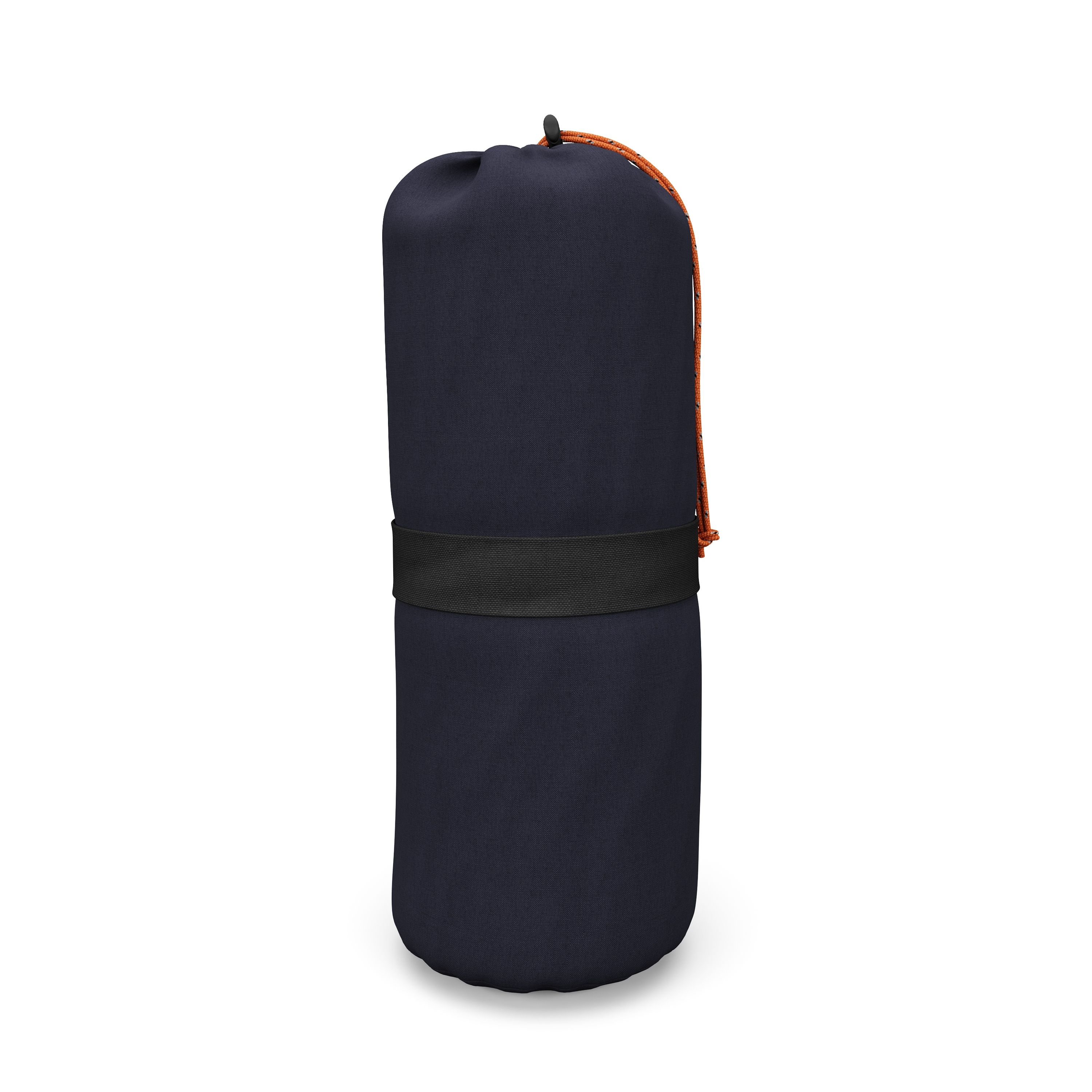 Campingmatte mit Kissen 195 x 60 x 5 cm dunkelblau