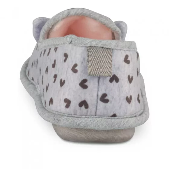 Chaussons GRIS LOVELY SKULL
