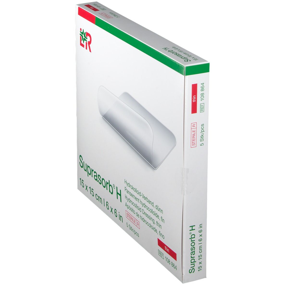 Suprasorb® H Hydrokolloid-Verband Sacrum 15 x 15 cm