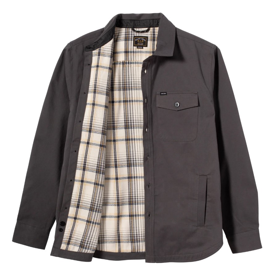 Dark Seas Machinist Jacket Charcoal