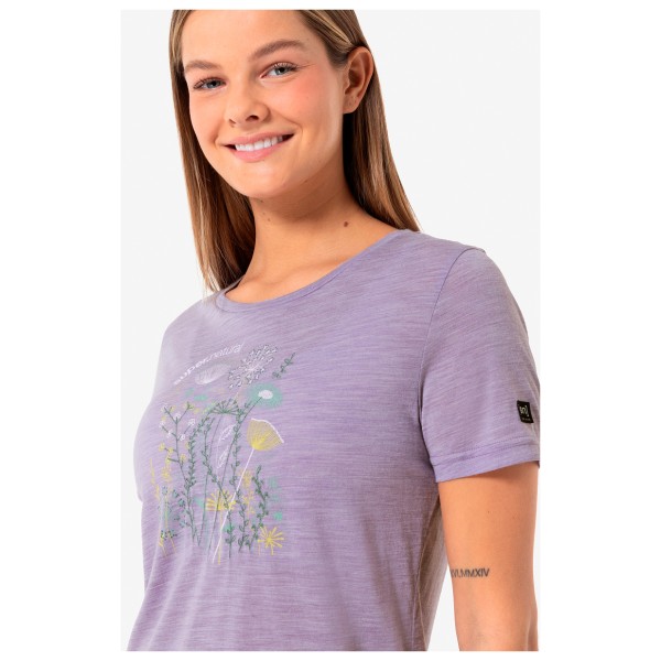 super.natural - Women's Rock Flowers Tee - Haut en mérinos