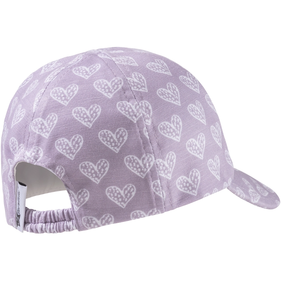 Sterntaler Baseball-Cap Herzen flieder