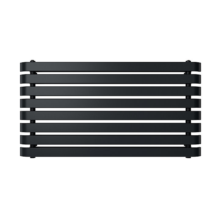 Radiateur eau chaude GoodHome Wilsona Horizontal Anthracite 1 080 W