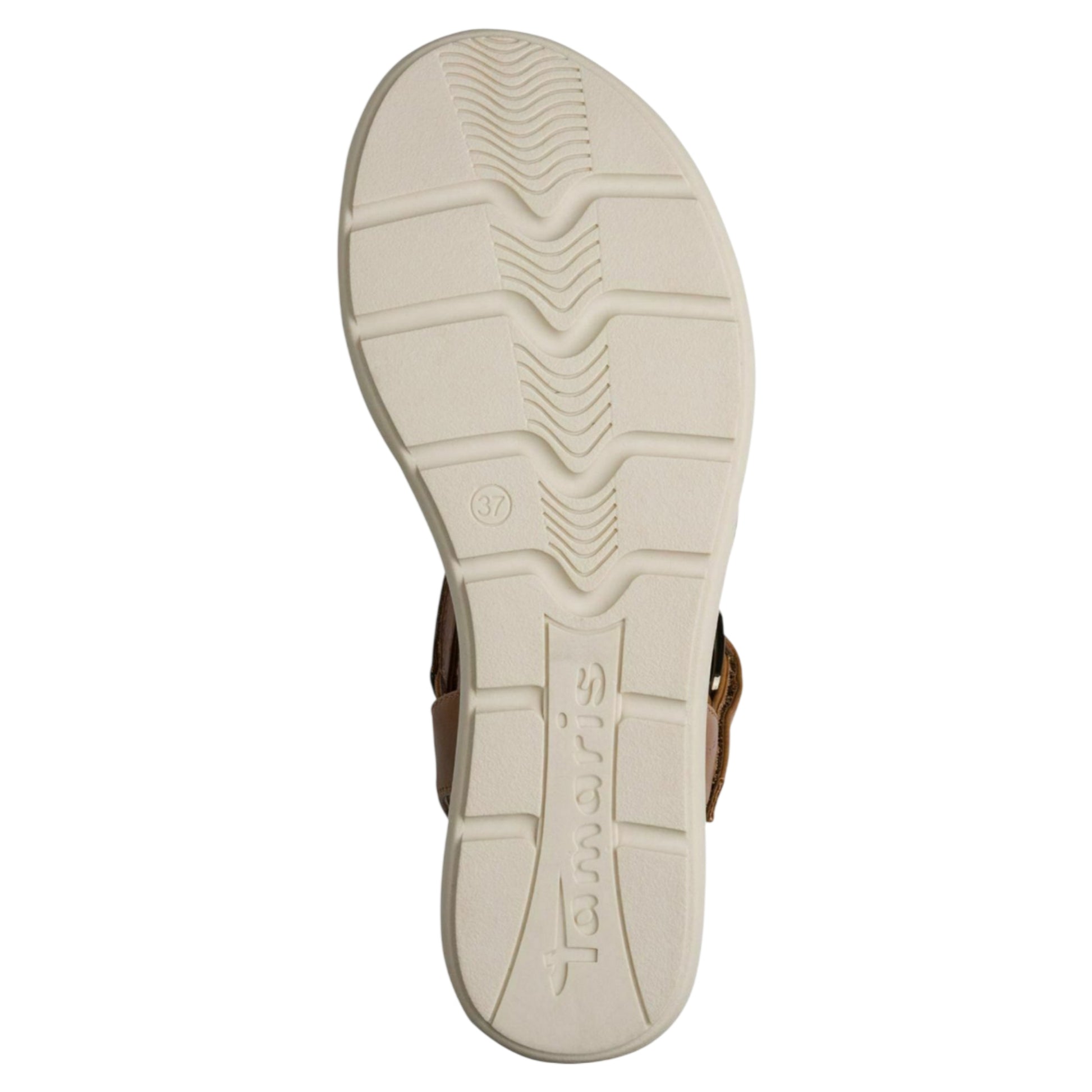 Flade sandaler, kvinder, cognac